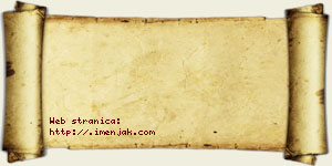 Jelisaveta Orbović vizit kartica